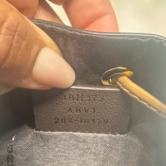 Fendi Blue and Tan Mini Bucket Bag - Picture 6 of 10